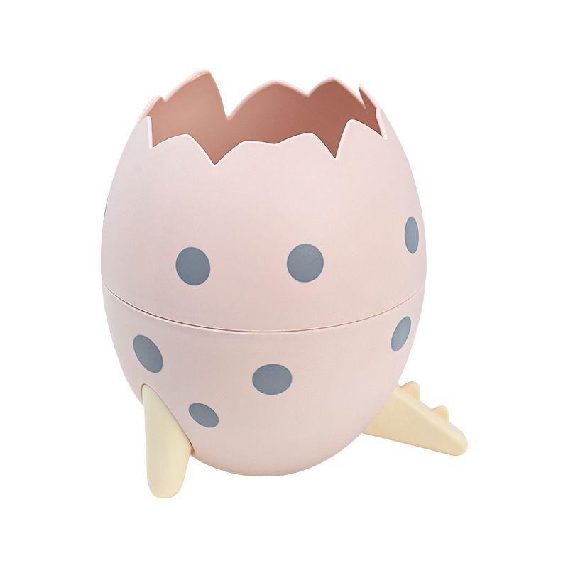Dinosaur Egg Desktop Pen Holder – Large Capacity and Multi-functional Compact Storage Bin