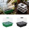 Plant Starter Tray Growing Indoor Vented Kit 6 Cells for Wheatgrass Seedling