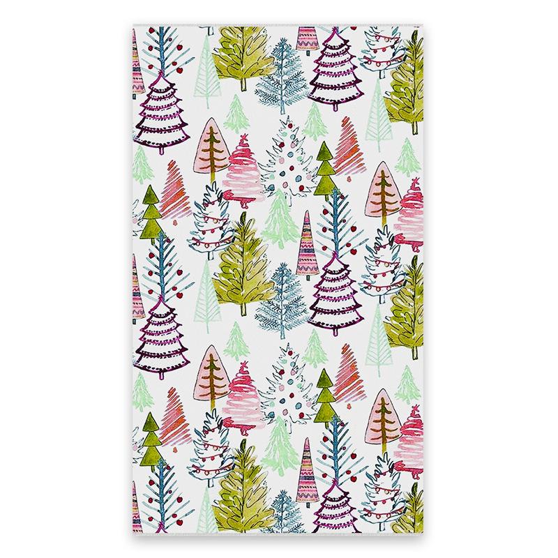 JIT Dropshipping Thanksgiving & Halloween Microfiber Kitchen Towels - Holiday Decorative Dish Towels