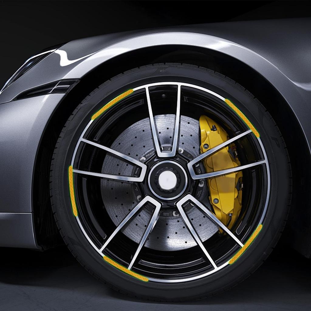 Wheel Rim Decal Stripe, Car Wheel Sticker for Tire | 20 Car Tire Warning