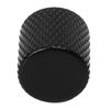 4PCS Metal Flat Top Knurled Knob Black/Silver Replacement Knob  For Electric Guitar Control Knob