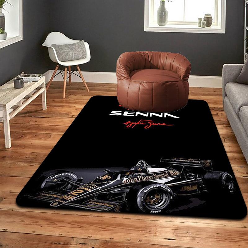 Ayrton Senna racing Rug Floor Mat for Living Room or Bedroom Soft and Comfortable Carpet a Gift for Birthday and Holiday.NFF0928193