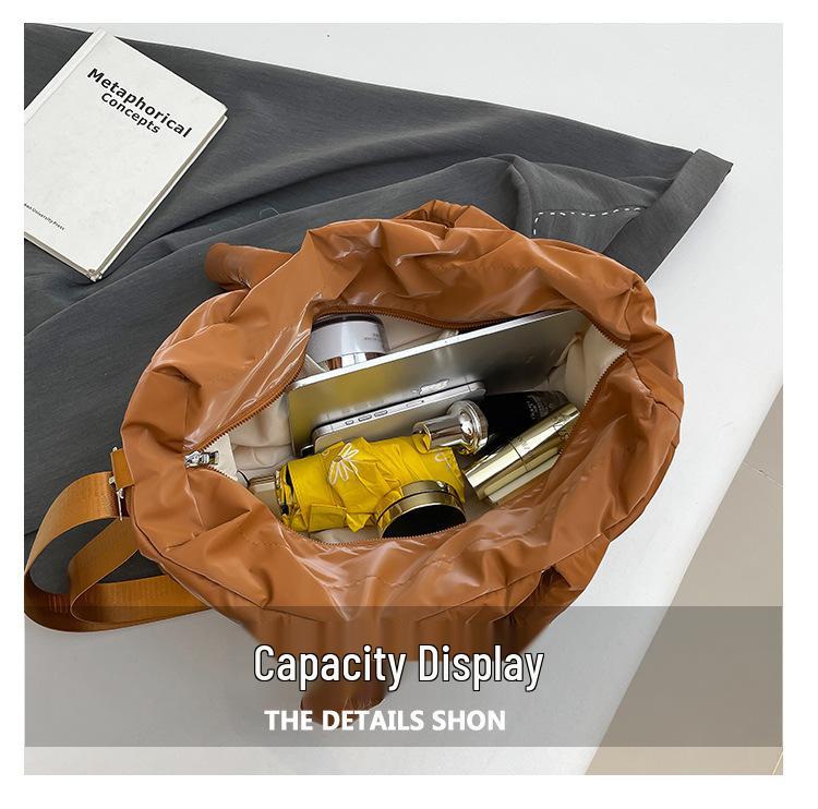 Women's Soft Puffer Tote Bag - Warm, Large Capacity, Handheld & Single Shoulder Options