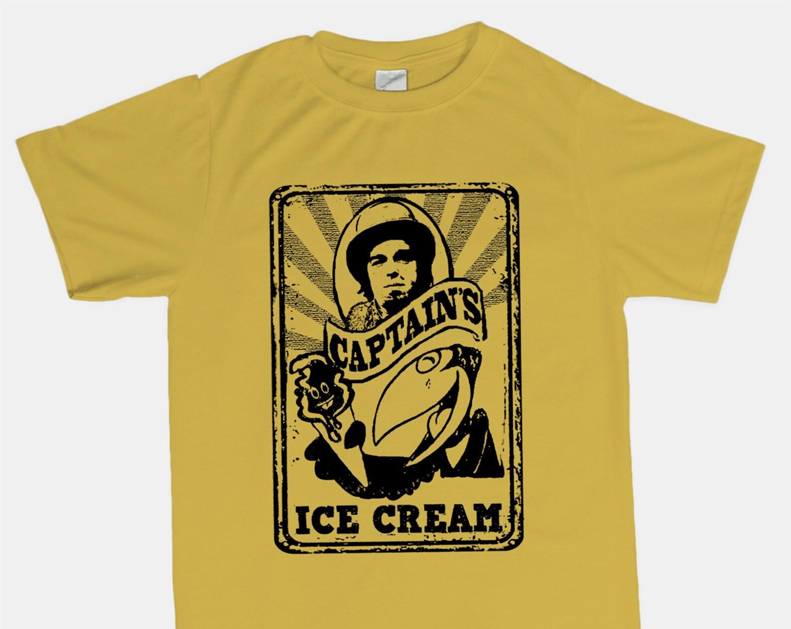 Captain Beefheart – Captain’s Ice Cream T shirt, Captain Beefheart T shirt, Captain Beefheart T shirt, Captain Beefheart Tee S