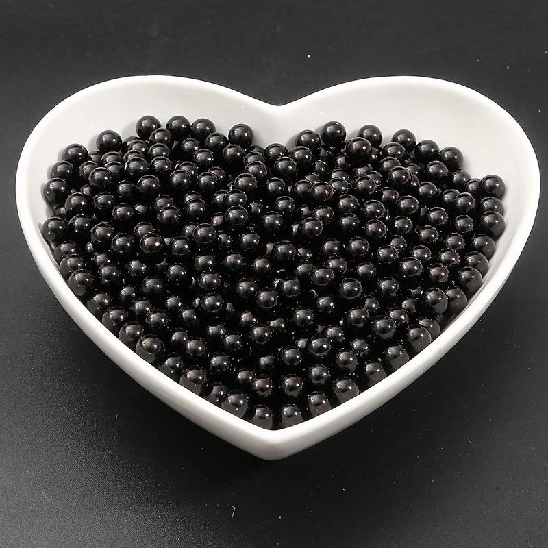 3-10Mm Non-Porous Abs Color Imitation Pearl Loose Beads Diy Handmade Drop Glue Filling Accessories Material Decorative Accessories