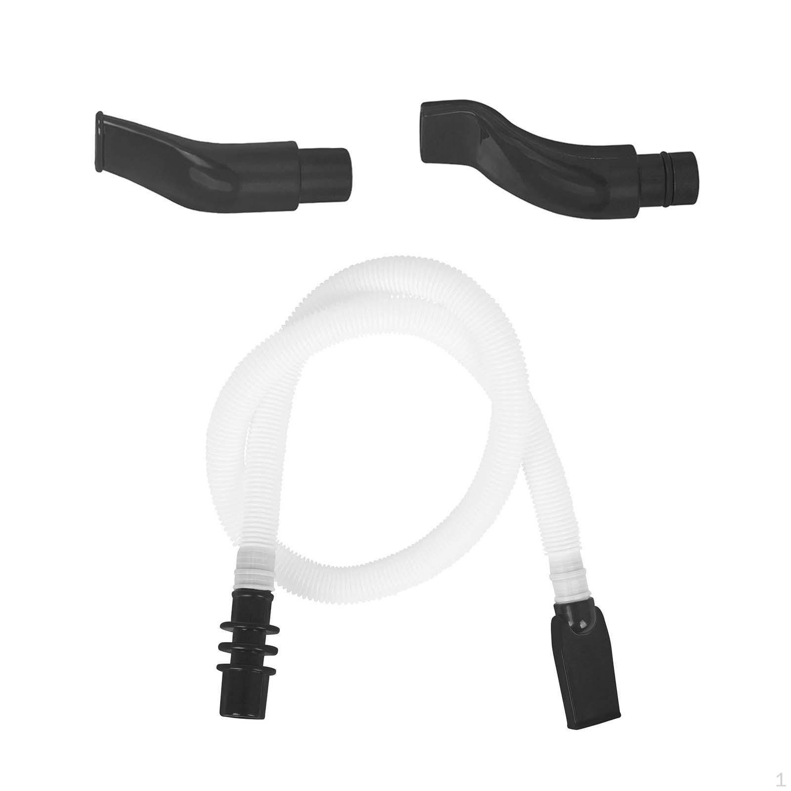 

Flexible Melodica Tube Durable with 2x Mouthpieces Musical Instrument Accessories Replacement Parts