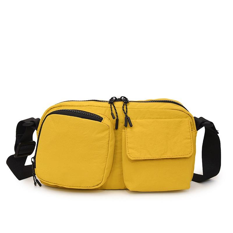 New multi-pocket messenger bag women's fashion casual camera bag men's lightweight sports shoulder bag