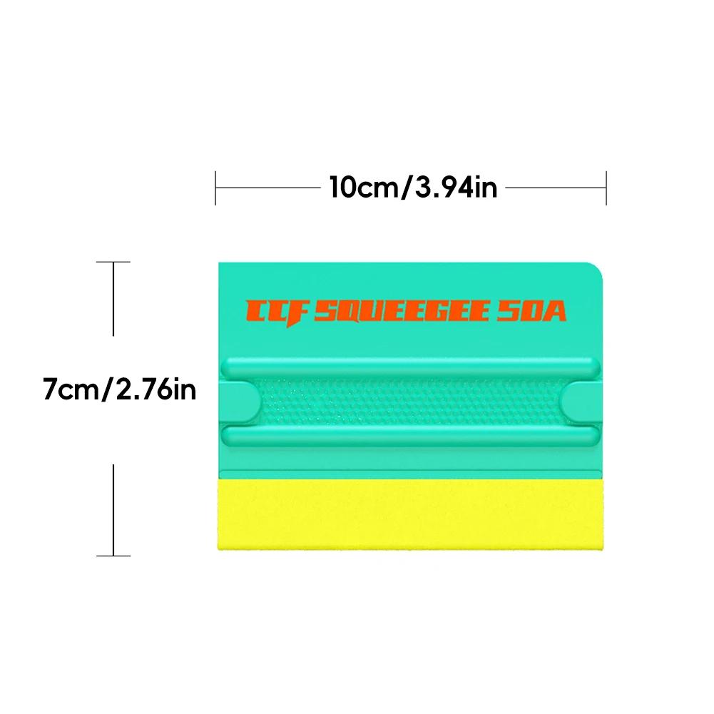 Magnetic Car Vinyl Film Squeegee Dual-Blade Non-Scratch Color Scraper Change Film Tucking Edge Sealing Bubble Removal Tools