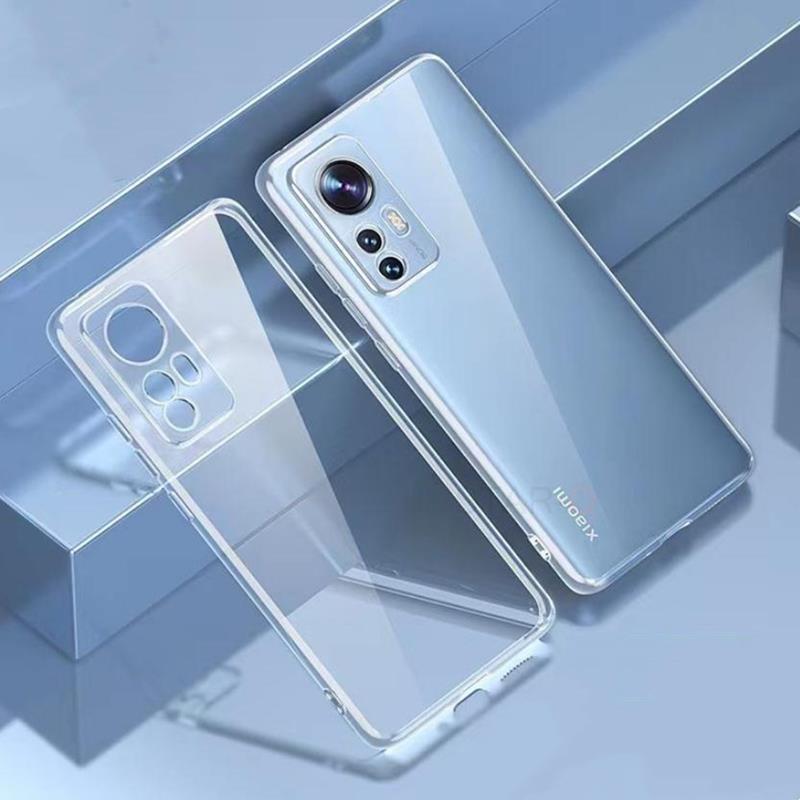 Lyxigt Transparent Pläterat Skal För Xiaomi Mi 12t Pro 13 Xiaomi12 12 T 12tpro 5g 12x Original Genomskinligt Silikon Baksida På Mi12