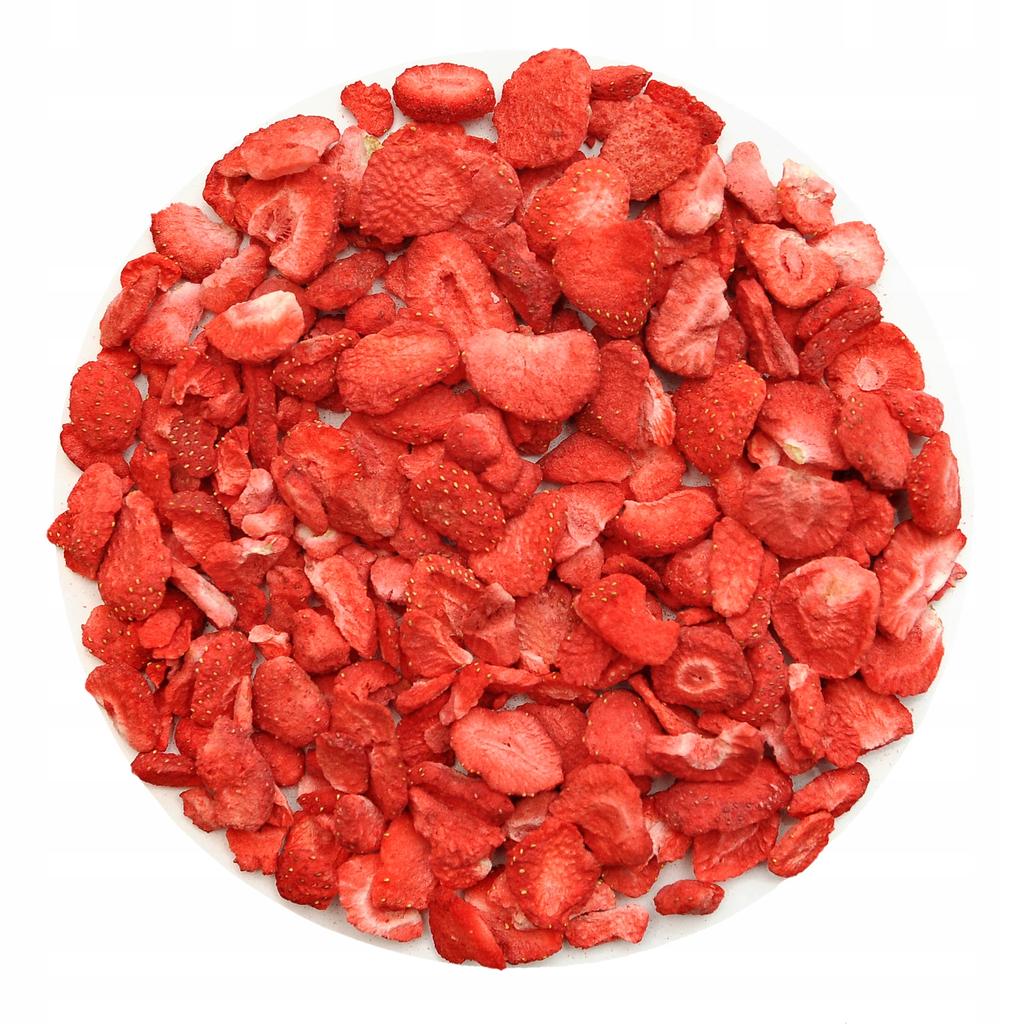 Owocowe Safari Liofilizowane mix Jabłko Malina Truskawka Wiśnia 80g Doypack