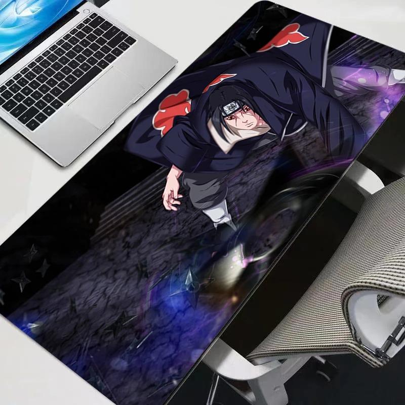 Mouse Pad Uchiha Itachi Madara NNaruto Uzumaki Notbook Gamer Keyboard NonSlip Rubber Computer Carpet Desk Mat PC Gamer MousePad