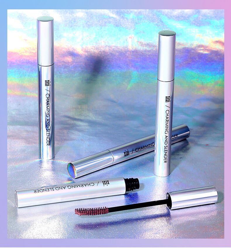 CAPPUVINI Colorful Suitable for Short and Sparse Natural Perfect for School or Dates Mascara, 12g, Curl-Keeping, Smudge-Resistant, Long-Lasting,