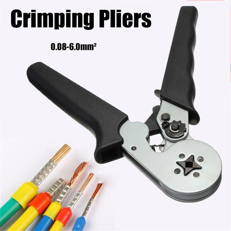 0.08-6mm2 Terminal Crimping Tool Bootlace Ferrule Crimper Cord Wire End Sleeves