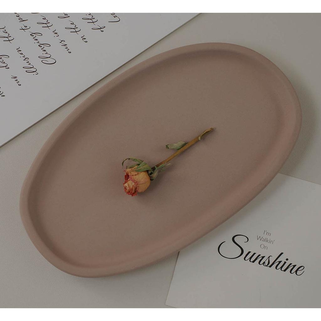 Agate Dish Silicone Molds Epoxy Resin Casting Mold for Jewelry Plate Rolling Tray Soap Dish Making Oval Shape Resin Mold