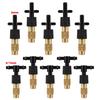 5/50Pcs 6mm Brass Mist Nozzle Kits 4/7mm 8/11mm Hose Garden Lawn Micro Irrigation Atomaiztion Cooling Dust Removal Sprayer Heads