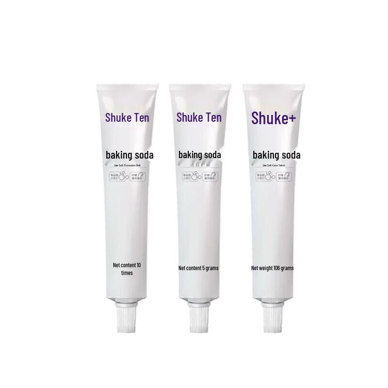 Shuke Anti-Cavity & Whitening Baking Soda Toothpaste, 3-Pack