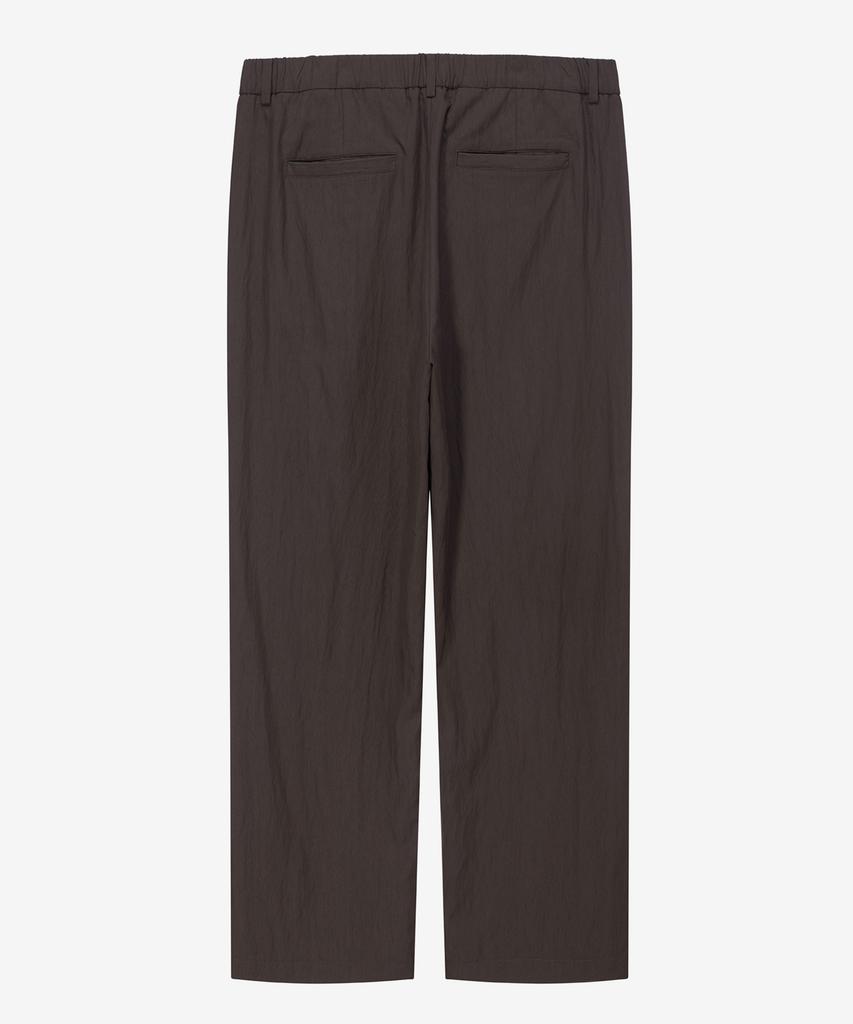 MINDBRIDGE [Couture] Wide Single-Pleat Full Elastic Waist Pants - 2 Colors