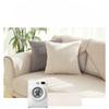 Sofa Cushion Nordic Simple Cotton and Linen Solid Color Four Seasons Universal Non-Slip Cushion Household Modern Fabric Sofa Cover Slipcover