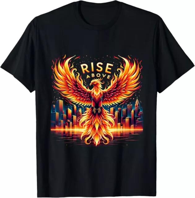 Phoenix Fire Mythical Bird Inspirational Motivational TShirt Unisex Tees Unisex T-Shirt M