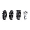 36in Steel Steering Shaft and 3 4in Support Bearing U Joint SJS08 for 3 4in 30 Spline Input Shaft Car Steering Box