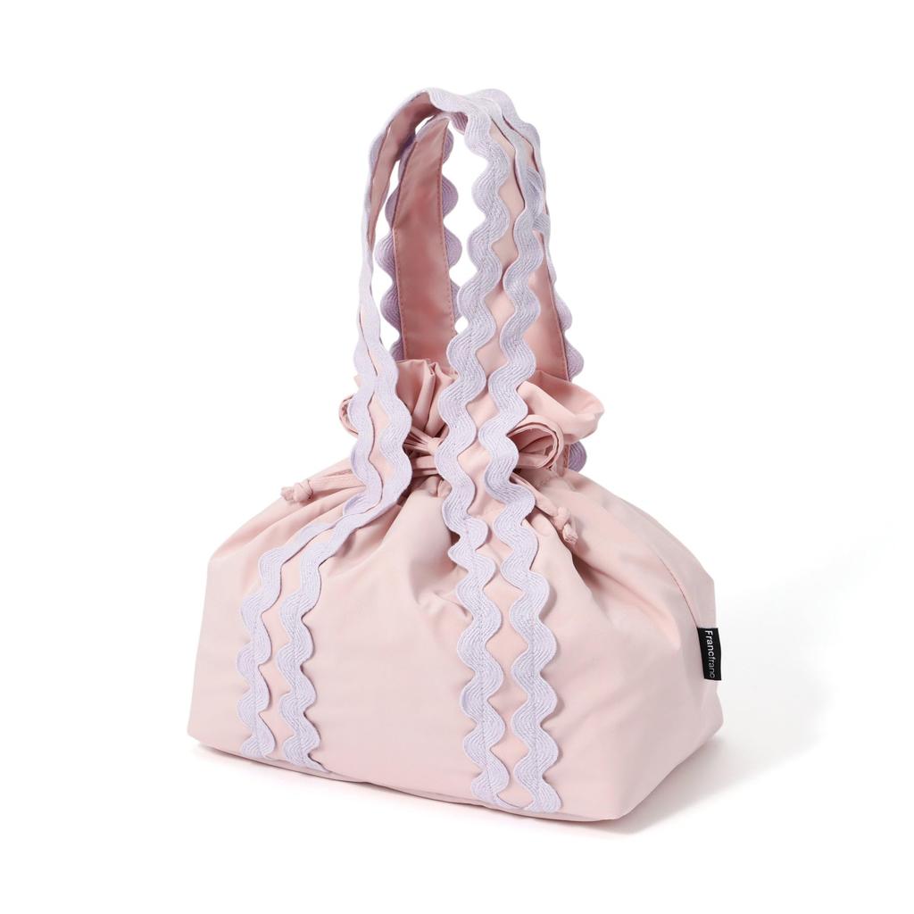 Francfranc Wave 2-Way Lunch Bag, Pink, New Life Gift