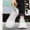 Men's Casual Shoes 2025 Summer New Men's Shoes Breathable Board Shoes with Increased Thickness and Small White Shoes Men Shoe