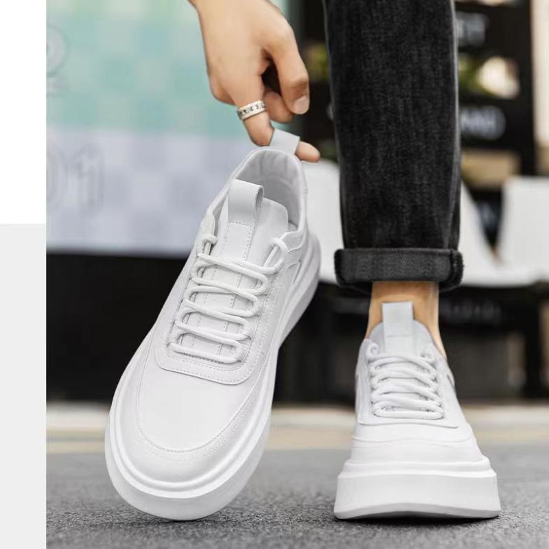 Men's Casual Shoes 2025 Summer New Men's Shoes Breathable Board Shoes with Increased Thickness and Small White Shoes Men Shoe