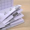 Mini Wöchentlicher Taschenkalender Ökologischer Papierplaner mit Kalender für Schüler Weihnachtsgeschenk