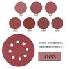 DanYun 35-Piece 125mm Sandpaper Discs, #320 - #2000, Round, 8-Hole, for Sanding (5 Grits Each: 320, 400, 800, 1000, 1200, 1500, 2000) for Polishing Pa