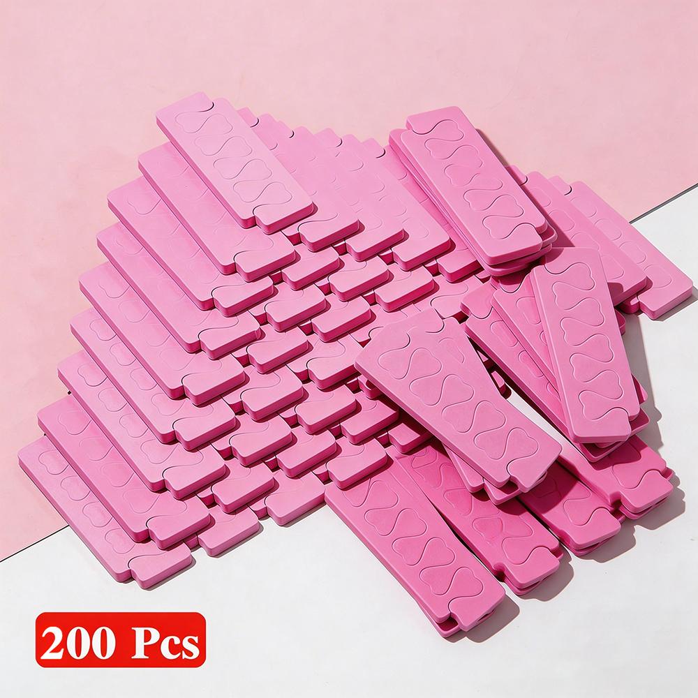 100PCS/200PCS Nail Art Toe Separators Fingers Foots Sponge Soft UV Gel Polish Beauty Manicure Pedicure Pack Nail Tools Kits