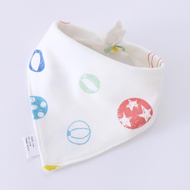 Waterproof Baby Triangle Bib - Pure Cotton for Newborns, Boys & Girls