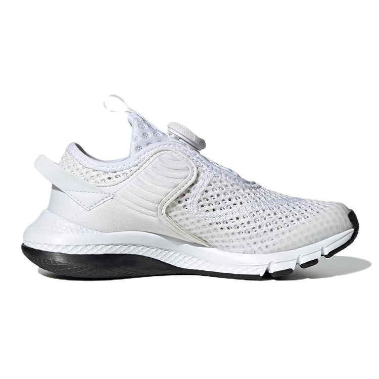 Adidas Activeflex Boa K Fabric Comfortable Durable Low-Top Running Shoes Kids Running Shoes White GZ3360
