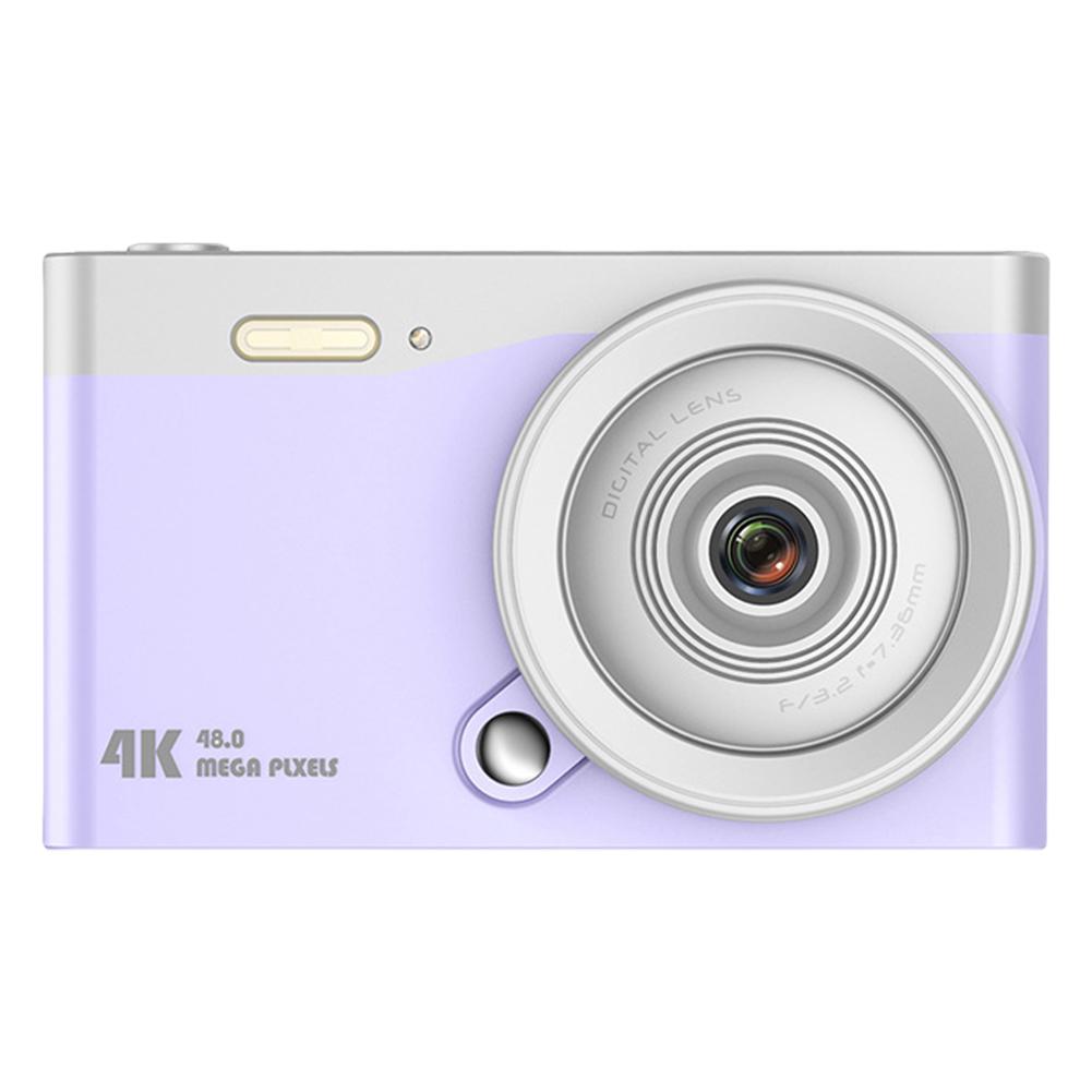 4K Video Camera Auto Focus HD Photography Travel Selfie Camera 48MP Kids Campus Selfie Mini Camera 16X Zoom 2.8 Inch IPS Screen