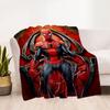 1pc Spider-Man: Scarlet Spider blanket Soft and Warm for Sofa Office Camping Travel Livingroom Great Gift for Friends and Family Comfortable