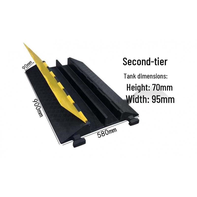 Indoor/Outdoor Cable Protection Rubber Trunking Speed Bump