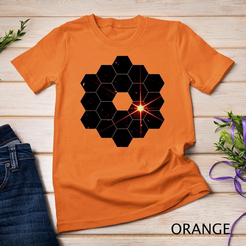 James Webb Space Telescope JWST First Image Star Mirrors Unisex T-shirt 5 2XL
