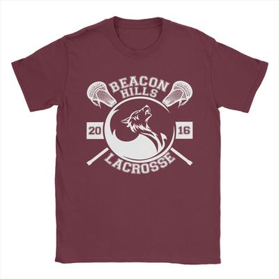 Beacon Hills Lacrosse Teen Wolf T-Shirt Men Women Vintage Cotton Tees Crewneck Short Sleeve T Shirt Plus Size Clothes