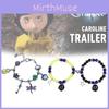 Coraline Secret The Door Bracelet Cute Cartoon Button Dragonfly Accessory Girl