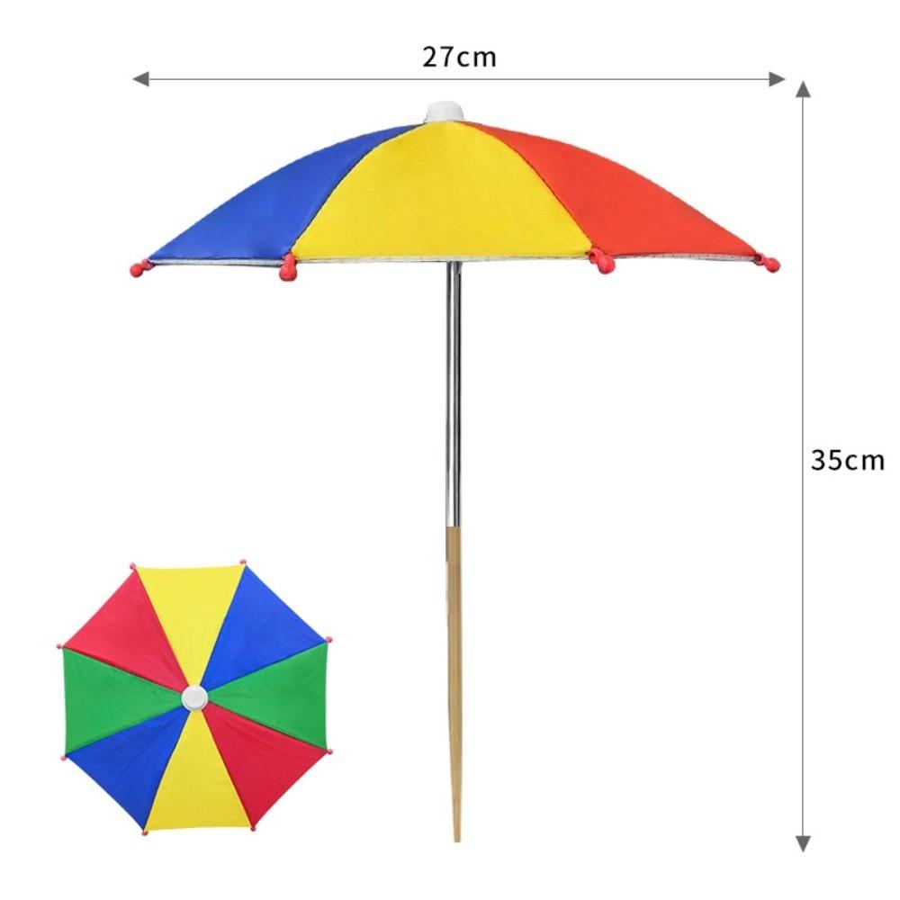 Sun Protection Patio Plant Umbrella Silver Shade Mini Plant Umbrellas Garden Shade Cover  Plant