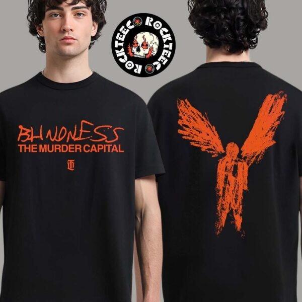 The Murder Capital Blindness Orange Print Tee 2025 T-Shirt Unisex T-Shirt S