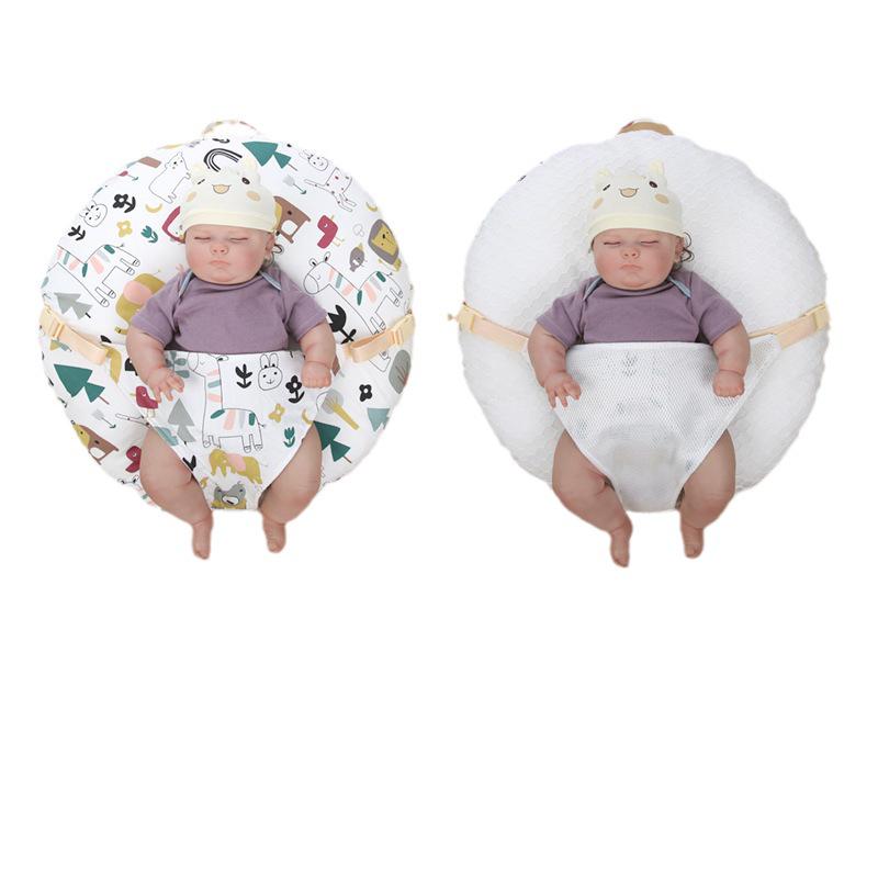 Newborn Anti-Spit-Up Breastfeeding Pillow Cushion for Hands-Free Feeding