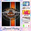 Harley-Davidson Diamond Painting Kit 5D Full Drill DIY Diamond Mosaic Wall Art Home Decor