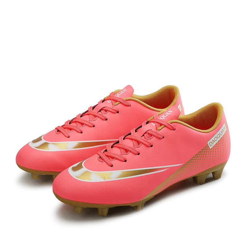 Large size football shoes men's high-top teenage students game training shoes artificial grass long broken nail sports shoes