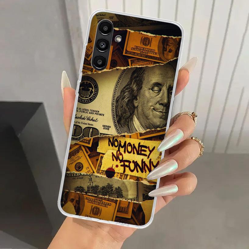 Banknote Dollar Cash Money Phone Case for Samsung Galaxy A16 A26 A36 A56 A15 A25 A35 A55 A14 A24 A34 A54 A13 A23 A33 A53 A05S A0