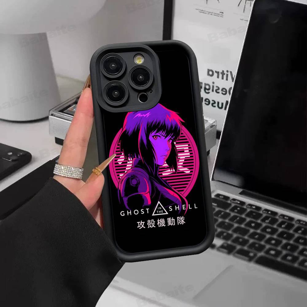 Phone Case Anime G-ghost In The S-shell for Samsung S26 S25 S24 S23 S22 S21 S20 F06 M16 Note 20 FE Ultra Soft Silicone TPU Cover