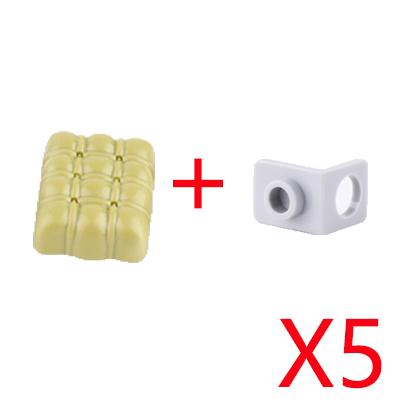 Military Building Accessories Mini Brick Camouflage   Hat Tactical Helmet Peaked Cap Backpack Radio Toy Gift DIY K040