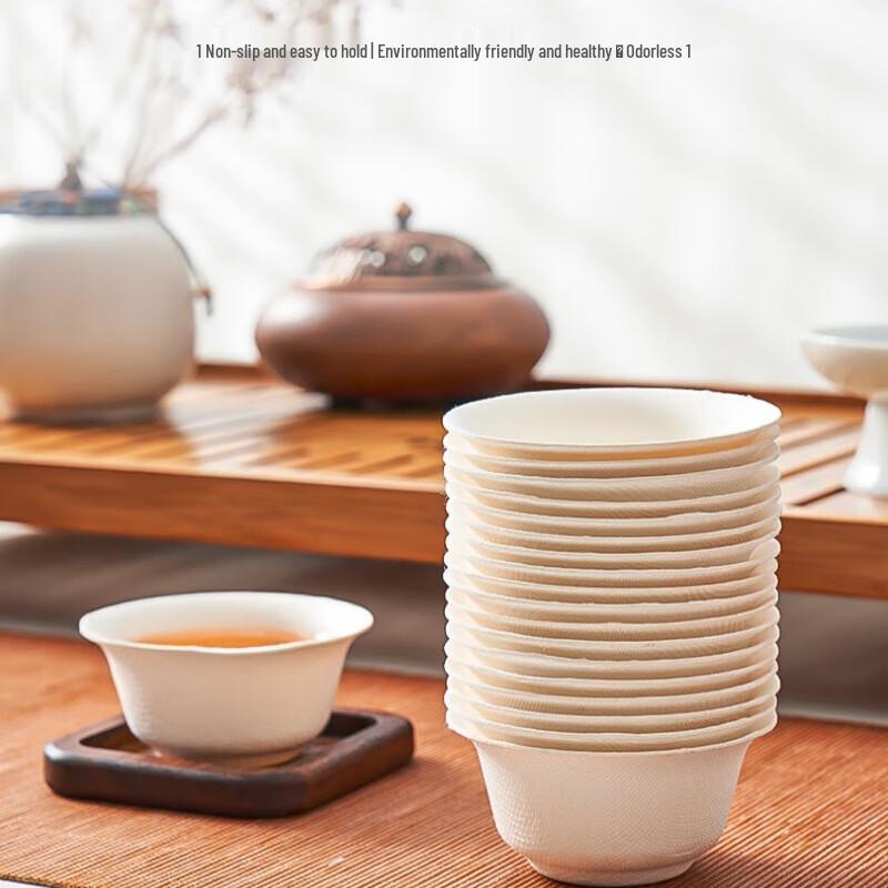 Fresh Life Disposable Fiber Teacups