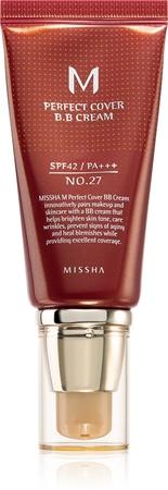 

Missha M Perfect Cover BB крем с высокой степенью защиты от солнца TU прозрачный