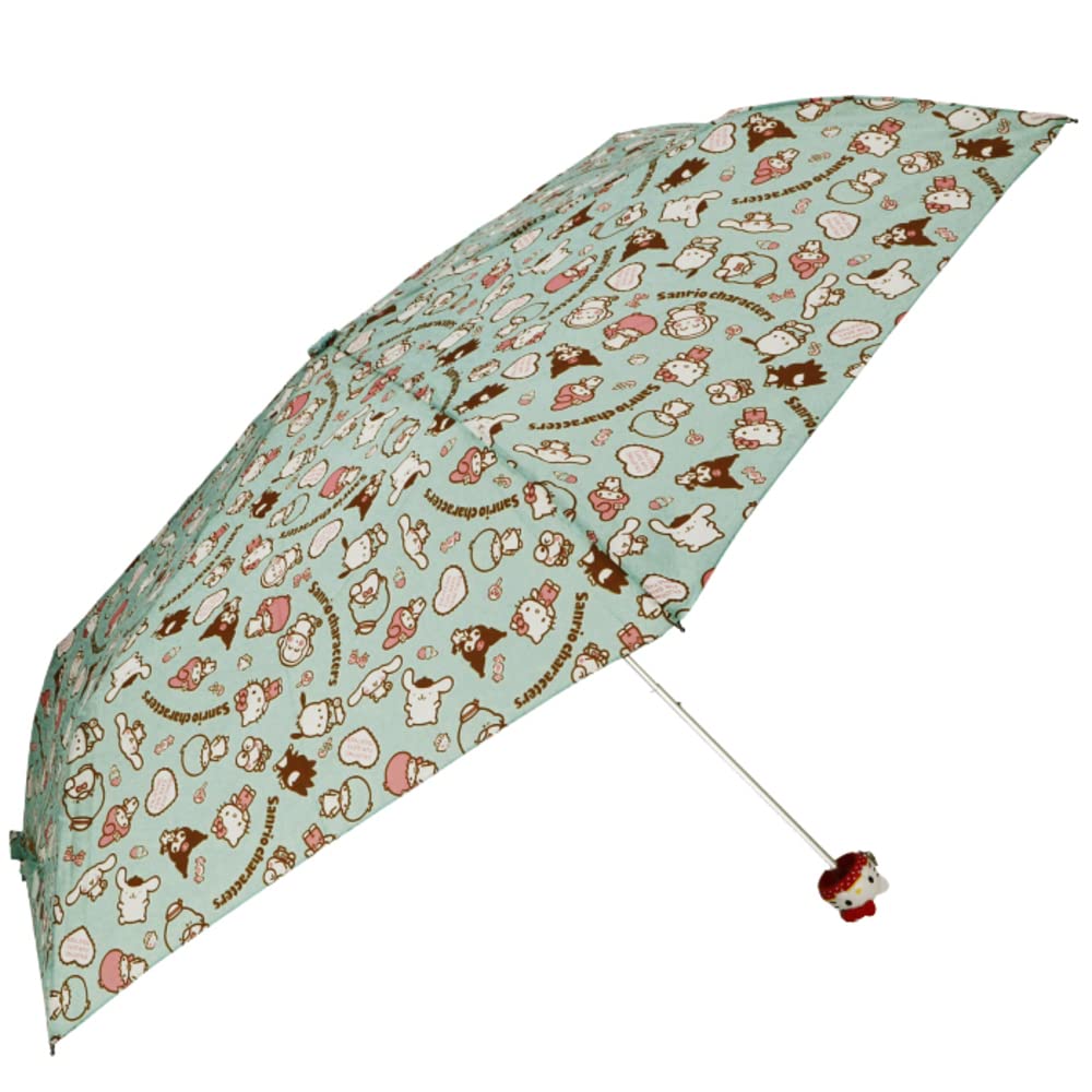 

Sanrio die cut folding umbrella hello kitty blue