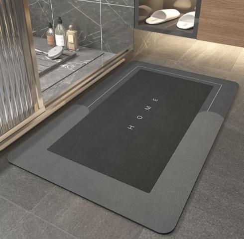 Water Absorbent Non-Slip Mat Shower Room Bathroom Rugs Mats